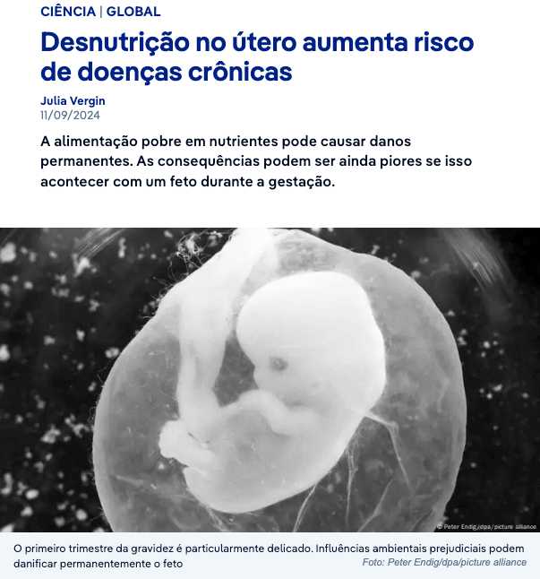 Riscos da má alimentação na gravidez